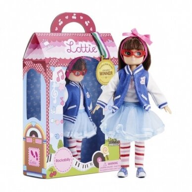 Lottie lėlė - Rokenrolo asė Lottie lėlė - Rokenrolo asė