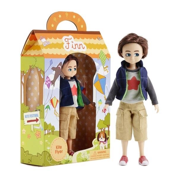 Lottie lėlė - Aitvarų gaudytojas berniukas Finas Lottie lėlė - Aitvarų gaudytojas berniukas Finas