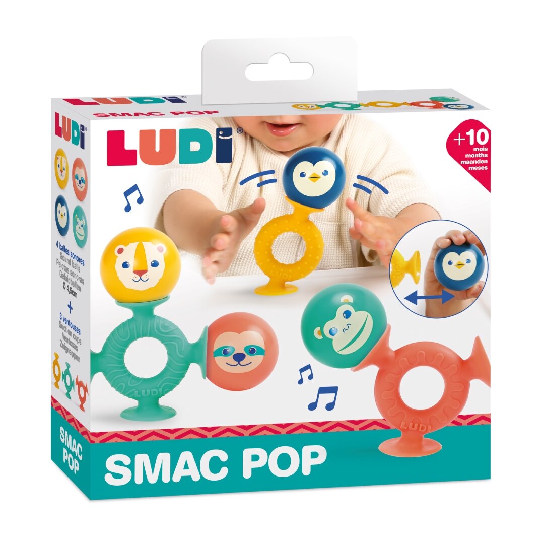 LUDI lipšniukai su kamuoliukais Smack Pop 1 LUDI lipšniukai su kamuoliukais Smack Pop 1