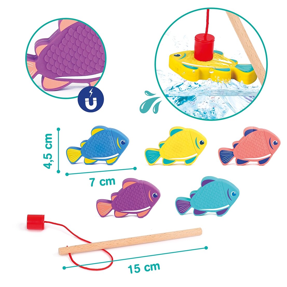 LUDI magnetinis žaidimas Žvejyba 1 LUDI magnetinis žaidimas Žvejyba 1