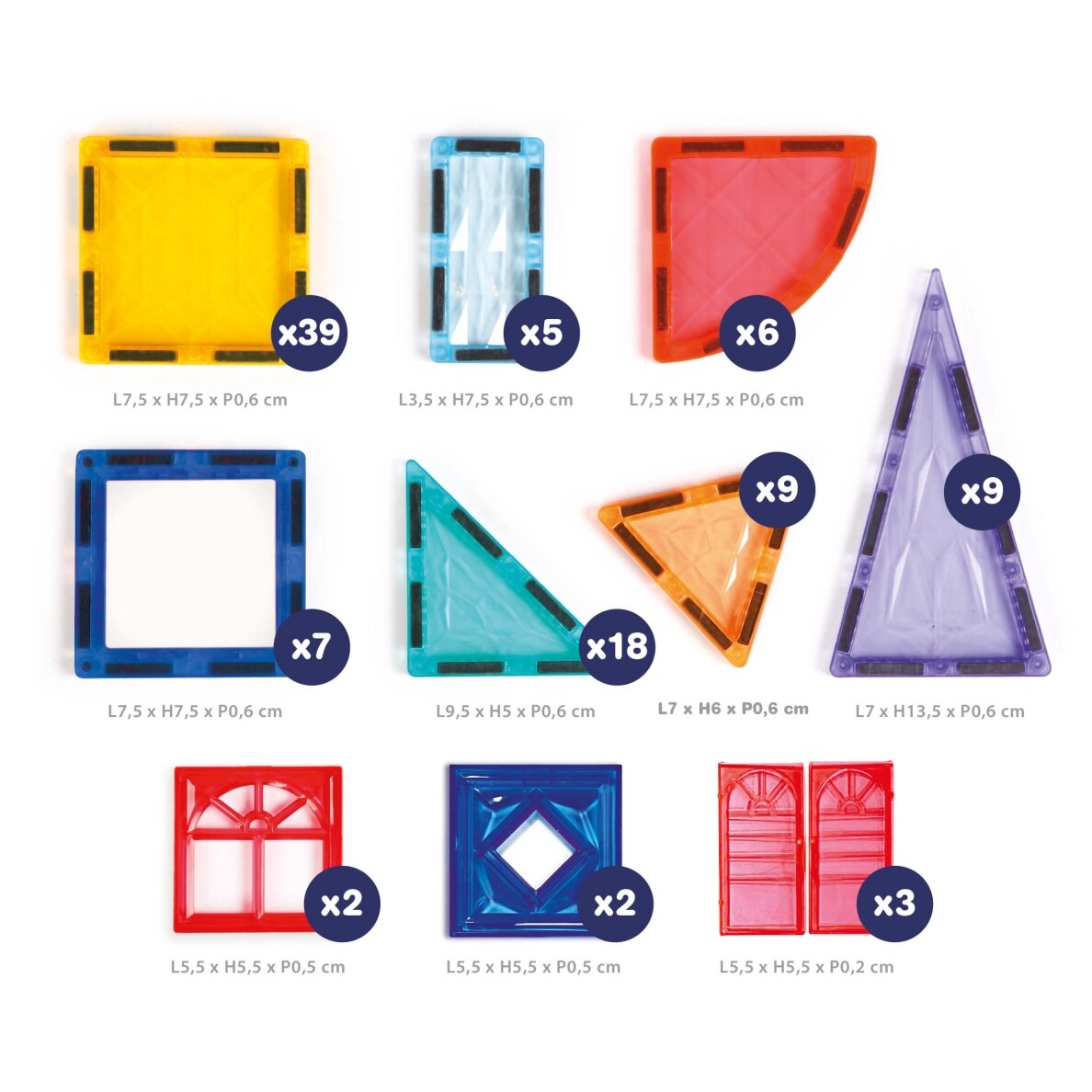 LUDI magnetinis konstruktorius XXL 1
