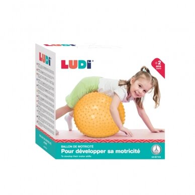 LUDI mankštos kamuolys, 45 cm 1 LUDI mankštos kamuolys, 45 cm 1