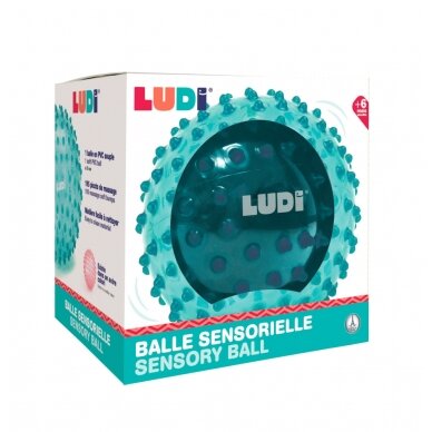 LUDI mankštos kamuolys, žalias, 20 cm LUDI mankštos kamuolys, žalias, 20 cm