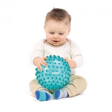 LUDI mankštos kamuolys, žalias, 20 cm 2 LUDI mankštos kamuolys, žalias, 20 cm 2