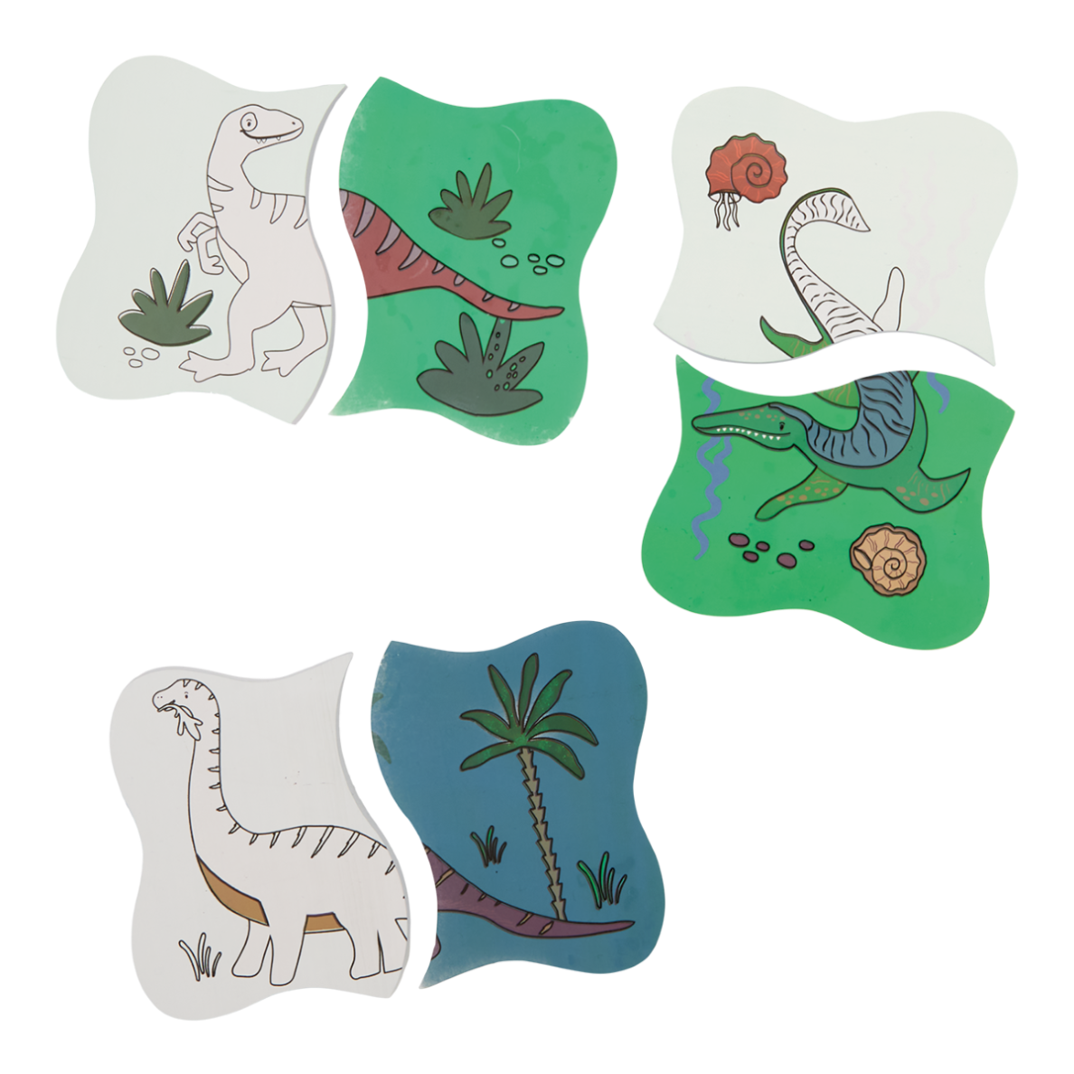Magiškas maudymosi žaislas-dėlionė, Dinozauras 2