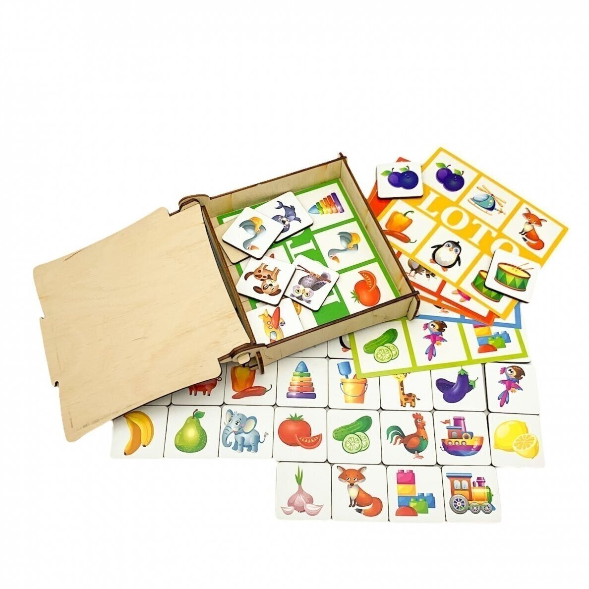 Master Wood medinis žaidimas Loto 1 Master Wood medinis žaidimas Loto 1