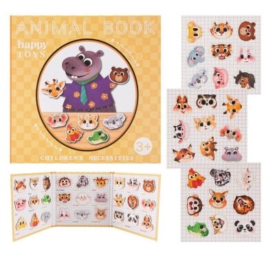 Magnetinė knygelė „ANIMAL BOOK“