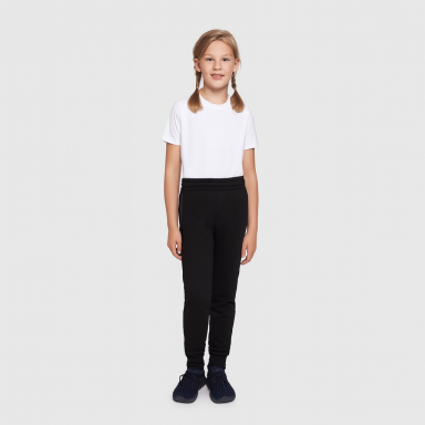 MAMAJUM juodos sportinės kelnės 116-164 cm