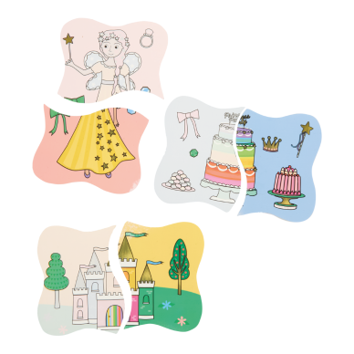 Magiškas maudymosi žaislas-dėlionė, Princesė 2 Magiškas maudymosi žaislas-dėlionė, Princesė 2