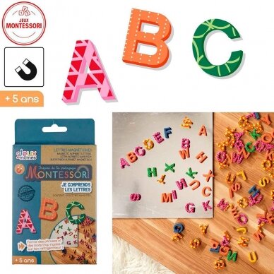 Magnetinės Montessori abėcėlės raidės 1