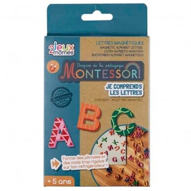 Magnetinės Montessori abėcėlės raidės