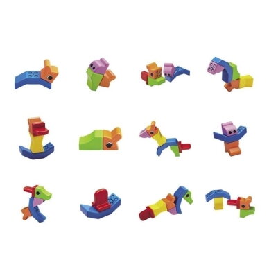 Magnetinis konstruktorius „People Blocks”, miesto gyventojas, 10 vnt. 1 Magnetinis konstruktorius „People Blocks”, miesto gyventojas, 10 vnt. 1