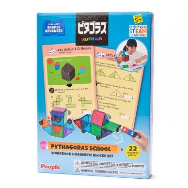 Magnetinis konstruktorius su užduotimis "Pythagoras School Advanced"