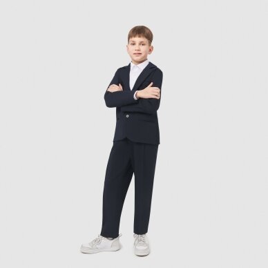 MAMAJUM trikotažinis plonas švarkas berniukui 122-170 cm 2 MAMAJUM trikotažinis plonas švarkas berniukui 122-170 cm 2