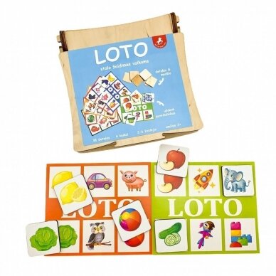 Master Wood medinis žaidimas Loto 2