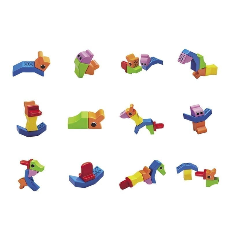 Magnetinis konstruktorius „People Blocks”, miesto gyventojas, 10 vnt. 1