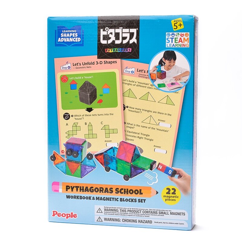 Magnetinis konstruktorius su užduotimis "Pythagoras School Advanced"