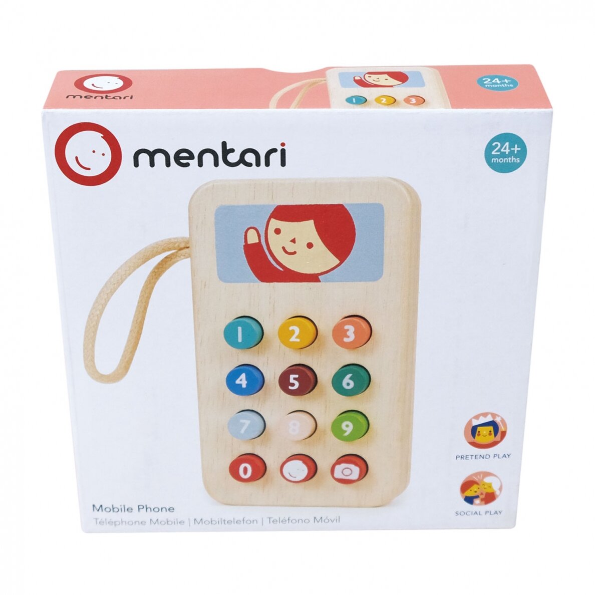 Mentari Žaislinis mobilus telefonas 2 Mentari Žaislinis mobilus telefonas 2