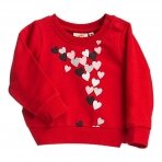 Mergaitiškas džemperis Hearts