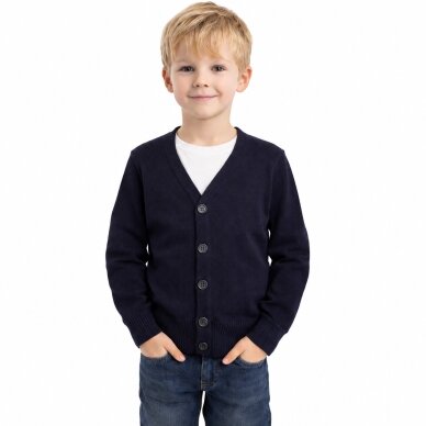 Mėlynas megztinis 128-164 "Unisex"