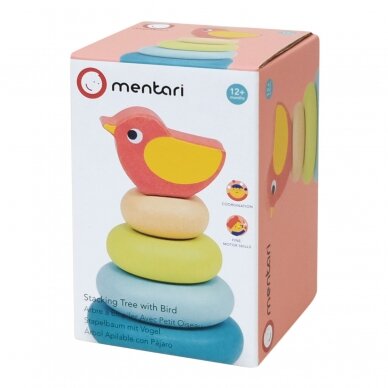 Mentari Žiedų piramidė Paukštelis 2 Mentari Žiedų piramidė Paukštelis 2