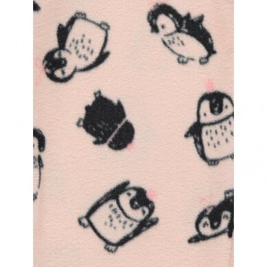 Mergaitiška šilta pižama "Pingvinai" 3