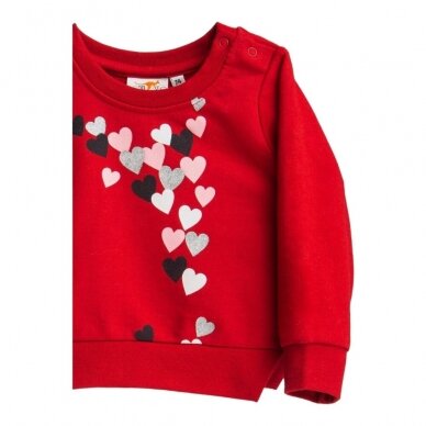 Mergaitiškas džemperis Hearts 1