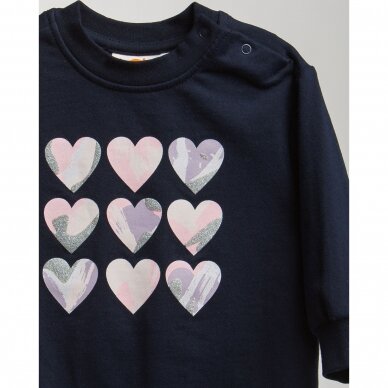 Mergaitiškas džemperis Hearts 1