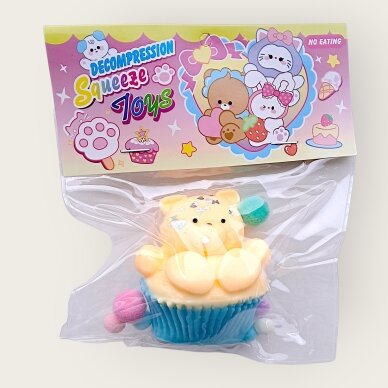 Meškiukas - antistresinis žaislas squishy Meškiukas - antistresinis žaislas squishy