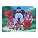 Minnie Mouse balionai, 5 vnt