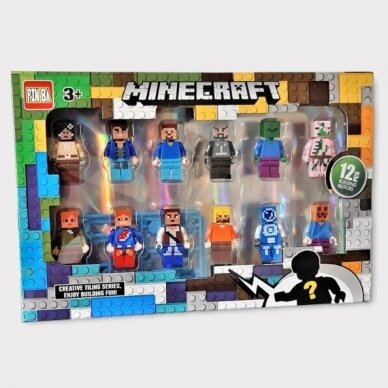 Minecraft figūrėlės - rinkinys 1 Minecraft figūrėlės - rinkinys 1