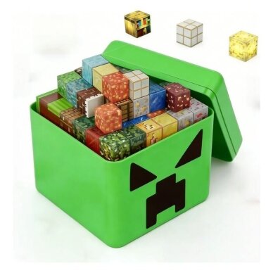 Minecraft magnetiniai blokai kubeliai, 218 det.