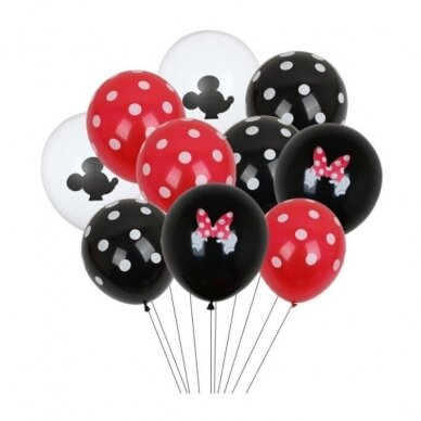 Minnie Mouse balionai, 10 vnt.