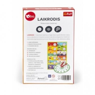 Mokomasis žaidimas „Laikrodis“, lietuvių k. 3