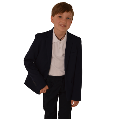 Mokyklinis trikotažinis švarkas berniukui 116-182 cm 2 Mokyklinis trikotažinis švarkas berniukui 116-182 cm 2
