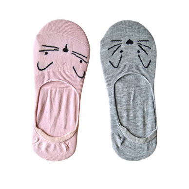 Moteriškos pėdutės, 2 poros Moteriškos pėdutės, 2 poros