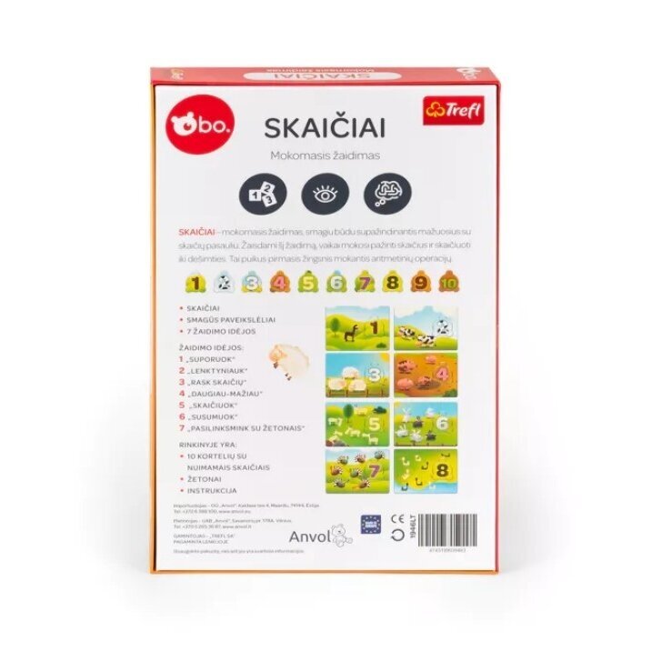 Mokomasis žaidimas „Skaičiai“, LT 2