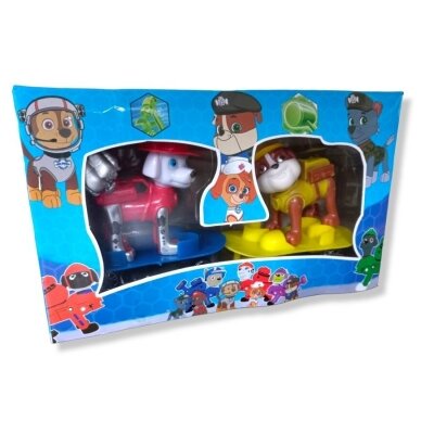 Paw Patrol šunyčiai patruliai, 2 vnt. 1 Paw Patrol šunyčiai patruliai, 2 vnt. 1