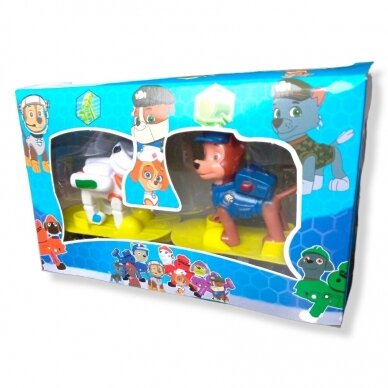 Paw Patrol šunyčiai patruliai, 2 vnt. 2 Paw Patrol šunyčiai patruliai, 2 vnt. 2