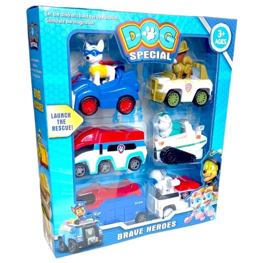 Paw Patrol transporto priemonių rinkinys
