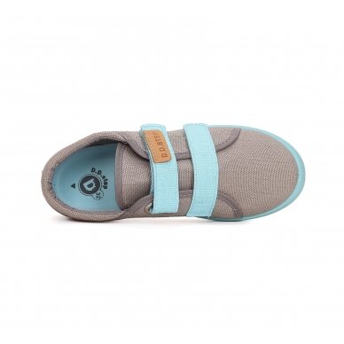 Pilki canvas batai 32-37 d. CSB-41922L 3 Pilki canvas batai 32-37 d. CSB-41922L 3
