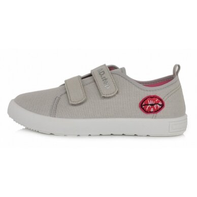 Pilki canvas batai 32-37 d. CSG152AL