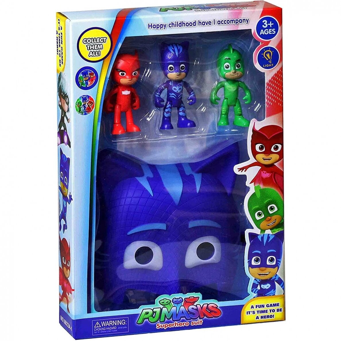 PJ MASKS rinkinys su kauke