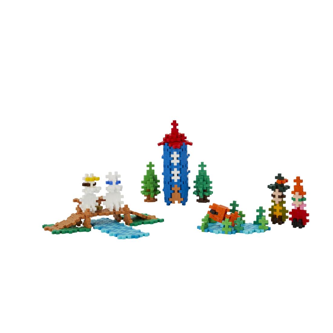 Plus Plus konstruktorius Troliai Mumiai Muminukų slėnis, mėlynas lagaminas 1 Plus Plus konstruktorius Troliai Mumiai Muminukų slėnis, mėlynas lagaminas 1