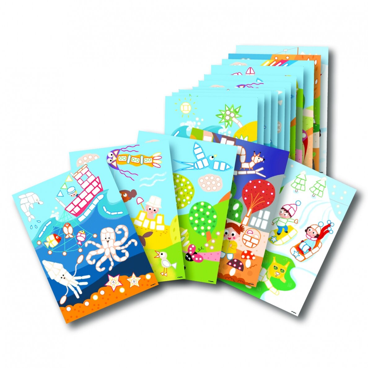PlayMais EDUKACINĖS kortelės, GAMTA 1 PlayMais EDUKACINĖS kortelės, GAMTA 1