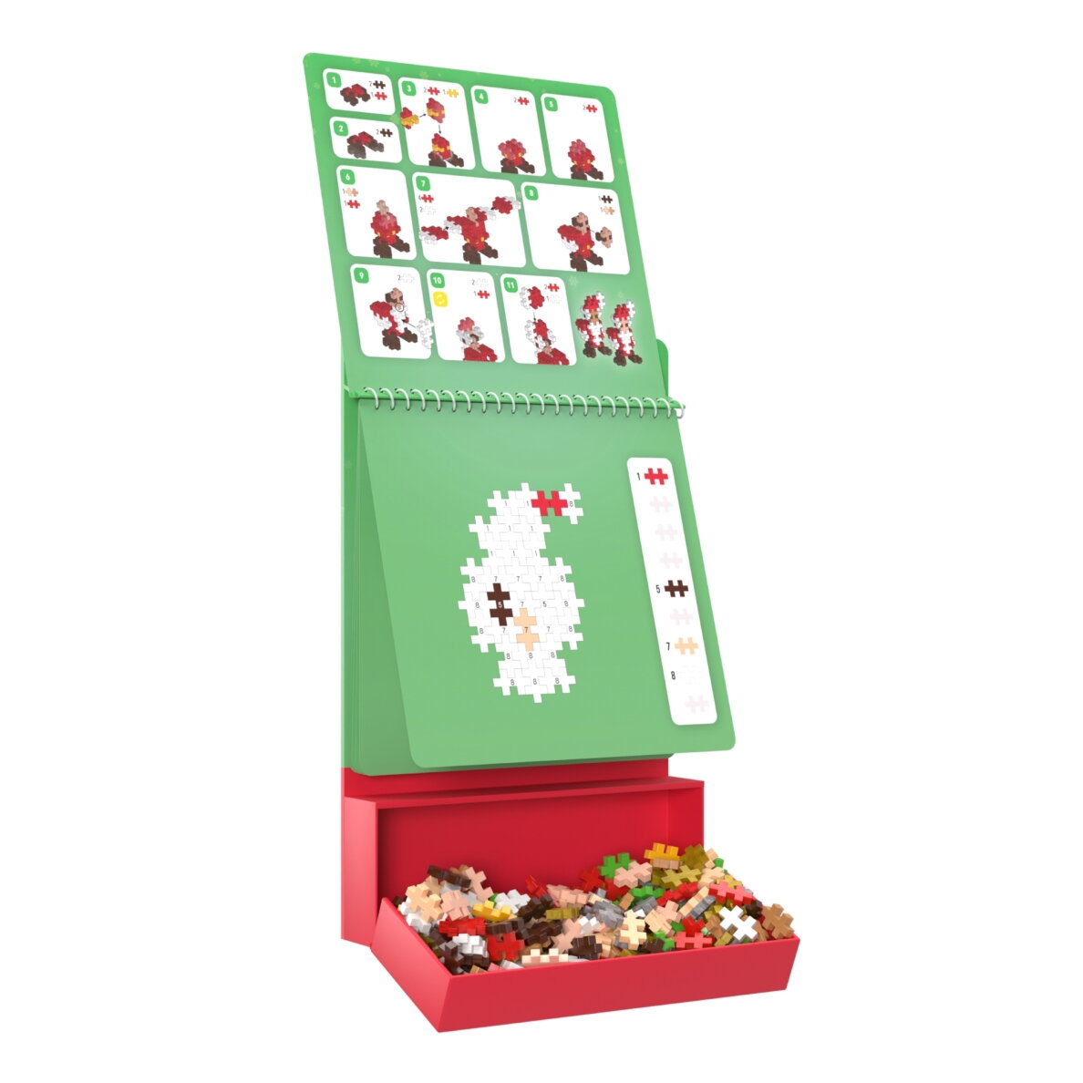Plus Plus žaidimų rinkinys, Kalėdos, 125 det. 2 Plus Plus žaidimų rinkinys, Kalėdos, 125 det. 2