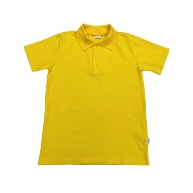Plono trikotažo mokykliniai polo marškinėliai 116-182 cm