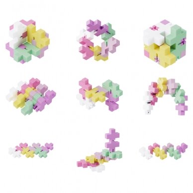 Plus Plus antistresinis žaislas, Hexel Bubblegum 1 Plus Plus antistresinis žaislas, Hexel Bubblegum 1