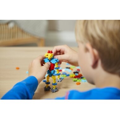 Plus Plus konstruktorius, Mokausi statyti robotus, 250 det. 5