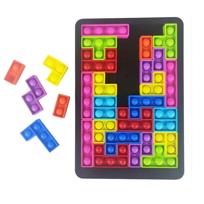 Pop it žaidimas - dėlionė Tetris, 27 detalės 3
